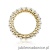 Pierścionek W0519 z diamentami żółte złoto