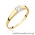 Pierścionek W524 Diament 0,20ct żółte złoto