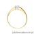 Pierścionek W524 Diament 0,20ct żółte złoto