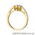 Pierścionek W530 Diament 0,15ct żółte złoto