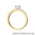 Pierścionek W534 Diament 0,50ct żółte złoto