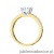 Pierścionek W534 Diament 1,00ct żółte złoto