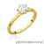 Pierścionek W535 Diament 0,70ct żółte złoto