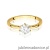 Pierścionek W535 Diament 0,70ct żółte złoto