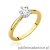 Pierścionek W539 Diament 0,50ct żółte złoto