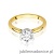 Pierścionek W539 Diament 1,00ct żółte złoto