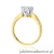 Pierścionek W541 Diament 0,70ct żółte złoto