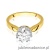 Pierścionek W541 Diament 1,00ct żółte złoto