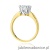 Pierścionek W541 Diament 1,00ct żółte złoto