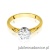 Pierścionek W542 Diament 0,70ct żółte złoto