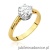 Pierścionek W542 Diament 1,00ct żółte złoto