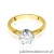 Pierścionek W542 Diament 1,00ct żółte złoto