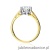 Pierścionek W542 Diament 1,00ct żółte złoto