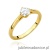 Pierścionek W543 Diament 0,50ct żółte złoto