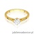 Pierścionek W543 Diament 0,50ct żółte złoto