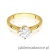 Pierścionek W543 Diament 1,00ct żółte złoto