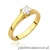 Pierścionek W544 Diament 0,40ct żółte złoto