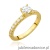 Pierścionek W546 Diament 0,40ct żółte złoto