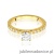 Pierścionek W546 Diament 0,40ct żółte złoto