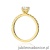 Pierścionek W546 Diament 0,40ct żółte złoto