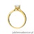 Pierścionek W547 Diament 0,70ct żółte złoto