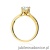 Pierścionek W547 Diament 1,00ct żółte złoto