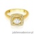 Pierścionek W548 Diament 0,50ct żółte złoto