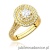 Pierścionek W549 Diament 0,50ct żółte złoto