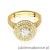 Pierścionek W549 Diament 0,50ct żółte złoto