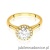 Pierścionek W550 Diament 1,00ct żółte złoto