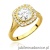 Pierścionek W552 Diament 1,00ct żółte złoto