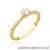Pierścionek W553 Diament 0,40ct żółte złoto