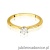 Pierścionek W553 Diament 0,40ct żółte złoto
