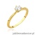 Pierścionek W553 Diament 0,50ct żółte złoto