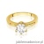 Pierścionek W563 Diament 1,00ct żółte złoto