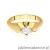 Pierścionek W545 Diament 0,50ct żółte złoto