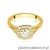 Pierścionek W552 Diament 0,40ct żółte złoto