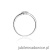 Pierścionek W001 Diament 0,04ct białe złoto