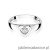 Pierścionek W001 Diament 0,10ct białe złoto