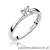 Pierścionek W007 Diament 0,08ct białe złoto