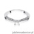 Pierścionek W009 Diament 0,30ct białe złoto