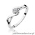 Pierścionek W022 Diament 0,04ct białe złoto