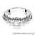 Pierścionek W023 Diament 0,70ct białe złoto