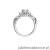 Pierścionek W023 Diament 0,70ct białe złoto