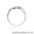 Pierścionek W027 Diament 0,05ct białe złoto