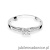 Pierścionek W034 Diament 0,04ct białe złoto