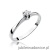 Pierścionek W036 Diament 0,10ct białe złoto