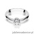Pierścionek W036 Diament 0,23ct białe złoto