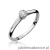 Pierścionek W042 Diament 0,13ct białe złoto