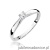 Pierścionek W045 Diament 0,10ct białe złoto